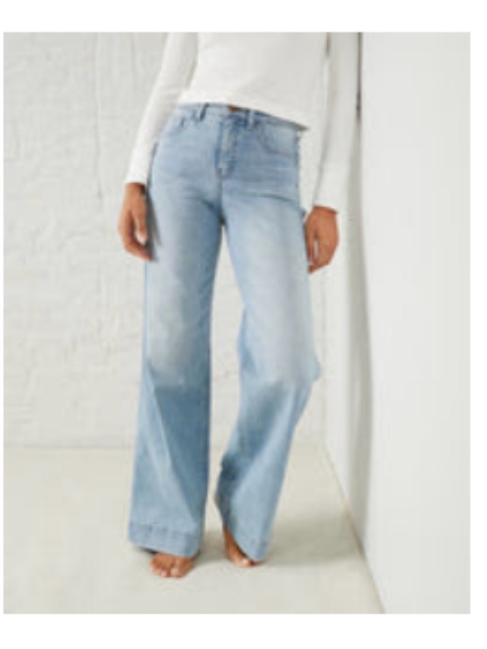 UpWest All-Day Wide-Leg Denim Jeans | Professionally Hemmed | XL, 16-18